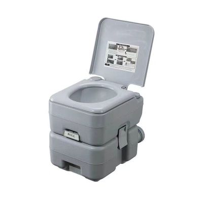 Erwachsenengröße Quadrattoilette Schüsselform Tragbare Toilette für Outdoor-Recyclingmaterial