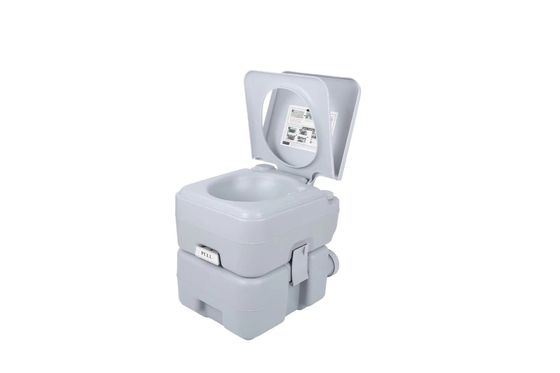 Erwachsenengröße Quadrattoilette Schüsselform Tragbare Toilette für Outdoor-Recyclingmaterial