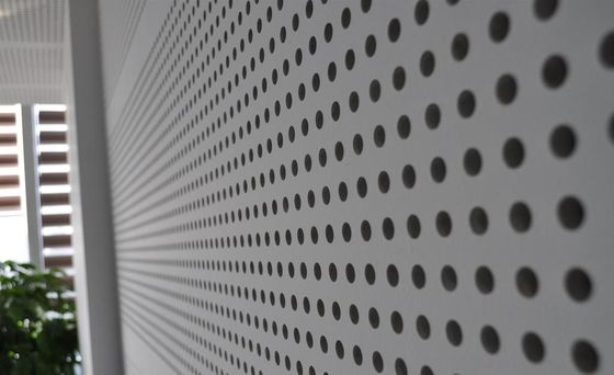 PVC-/Vinyl-Gefäßte aus akustischem Gipsplatten mit unregelmäßiger Form und Dichte 780 kg/m3