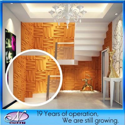 Dekorative 3D-PVC-Panel für Innenwände mit Schalldämmung und individuellem Design