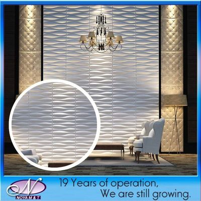 Dekorative 3D-PVC-Panel für Innenwände mit Schalldämmung und individuellem Design