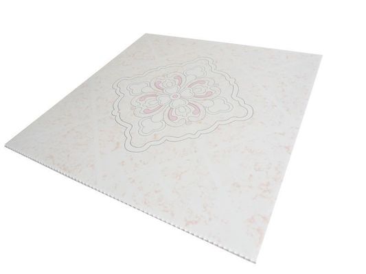 Einfach zu reinigen 3D PVC-Verbundwandplatte für Dekorationsmaterialien in 500mmx500mm Größe