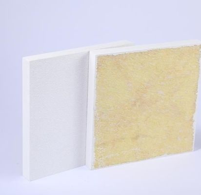 PVC-Decken B1 Flammschutz Tegular Edge Sound Absorption Aufhängte Deckenplatte
