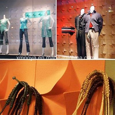 460mm*460mm Größe 3D-PVC-Kunststoffwand-/Deckenplatten für Innenarchitektur Viele Designs