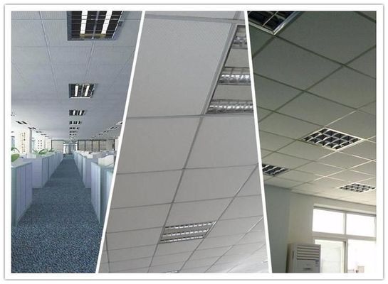 SGS-zertifizierte akustische PVC-Gipsplatte mit Vinylbeschichtung