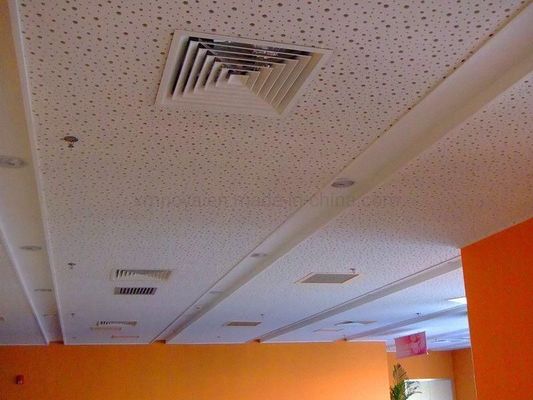 Weiße akustische Schallabsorptions-Gipsplatte für die Anpassung an die Decke