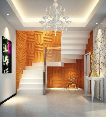 XD103 Maßgeschneiderte farbenfrohe 3D-Dreidimensionale PVC-Platte für Wand- und Deckendekoration