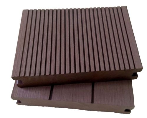 Holzkornmuster Grüner WPC-Boden, synthetische / Holz-Plastik-Verbunddecken 90mm*40mm