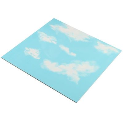 500mmx500mm Farbenfrohe PVC 3D-Platte für Wanddekoration Farbenfrohe Muster Magischer Raum