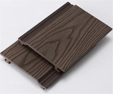 UV-beständige WPC-Wandverkleidung 45% HDPE 50% Abfallholzfasern und langlebiges Design