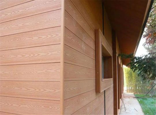UV-beständige WPC-Wandverkleidung 45% HDPE 50% Abfallholzfasern und langlebiges Design