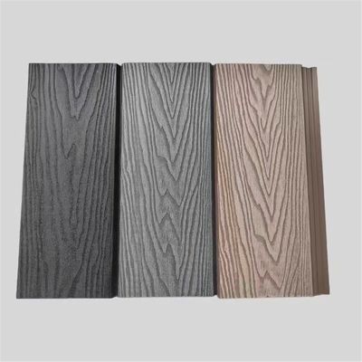 Außenholz-Plastik-Verbundwerkstoff-WPC-Decking-Zaun NY75*25 mit Holzkornmuster