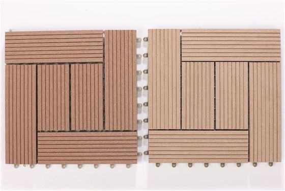 Holzkornmuster WPC Außendecking-Bodenfliesen für synthetische Holz-Kunststoff-Verbundwerkstoffe