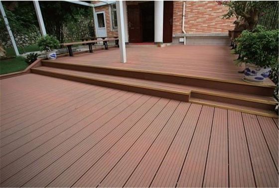 Außen 150mm*25mm Holz-Kunststoff-Verbundwerkstoff/WPC-Decking für Decking-Materialien