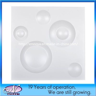 500mm*500mm Größe Design Akustische 3D Wandplatte für Büro Schallabsorption Wasserdicht
