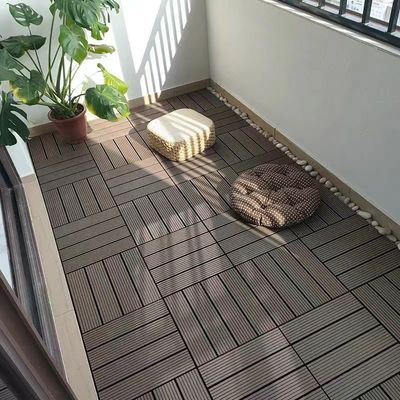 Wasserabsorptionsdichtung 2,5% Braunholz Kunststoff-Verbunddecken für den Garten