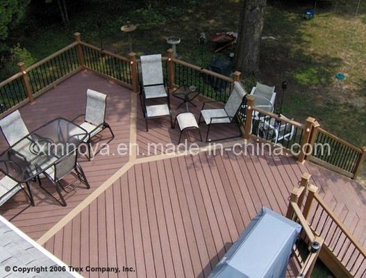 Massivholz-Verbundfußboden Umweltschutzfreundlich WPC-Gartendecking Fußboden