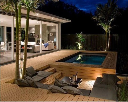 Braun WPC Holz Kunststoff-Verbundfußboden für den Garten wasserdicht