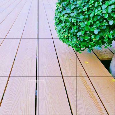 Braun WPC Holz Kunststoff-Verbundfußboden für den Garten wasserdicht