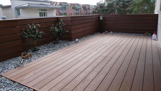 HS150*25-A Wasserdichte Außenholz-Kunststoff-Verbunddecken für Dekoration
