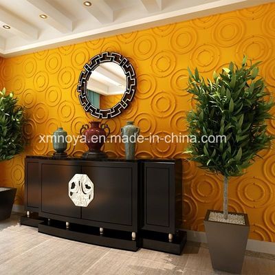 Akustische Schallfeuerdichte 3D-PVC-Platte für TV-Wand 500mmx500mm individuell