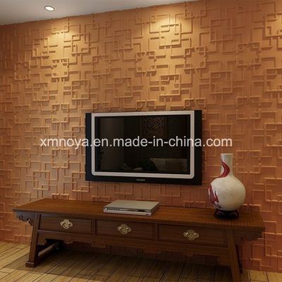 Home Dekoration 3D-Board Umweltschonend Akustischer Klang PVC-Wandplatte Individuelles Design