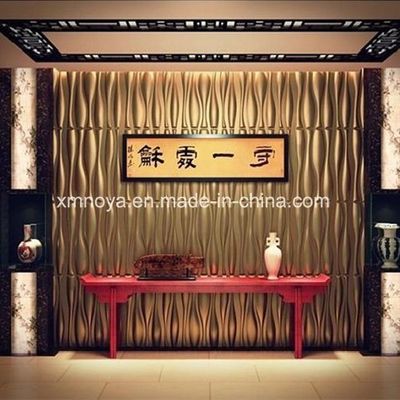 Innenarchitektur 3D-PVC-Wandplatten mit texturisiertem Design und akustischen Eigenschaften