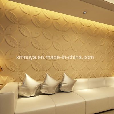 E0 Umweltschonend 500mmx500mm Schalldämmung 3D Wandwand für Sofa Hintergrund