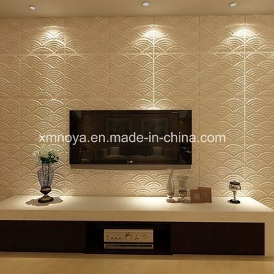 Akustische dekorative 3D-Wandplatte 460mm*460mm Größe für Fernsehhintergrund im Wohnzimmer