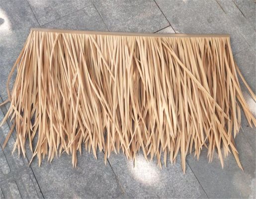 Gelbes synthetisches Strohdach für die individuelle Simulation von Strandtropen