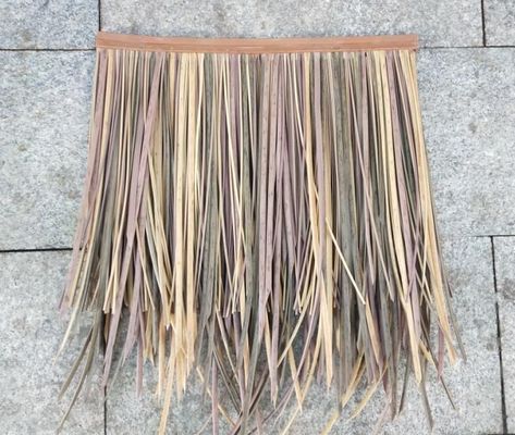 Dauerhafte Gartenlandschaftsgestaltung Dekorative PVC Strohdachfliesen mit Anpassung