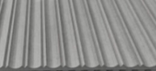 3D-Schlitten-Dekorationsfasade aus Faserzement für wärmebeständiges Material