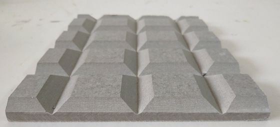 3D-Schlitten-Dekorationsfasade aus Faserzement für wärmebeständiges Material