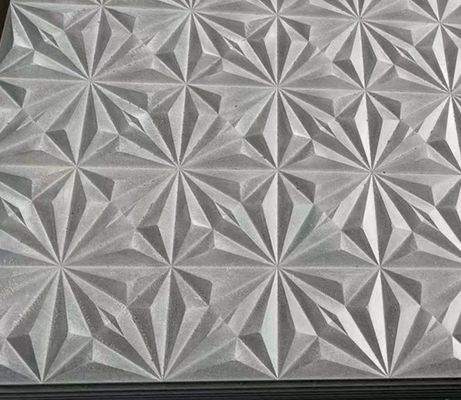 3D-Schlitten-Dekorationsfasade aus Faserzement für wärmebeständiges Material