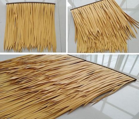 500*500mm Wasserdicht Kunststrohhalm mit Strohdach Gazebo Hut mit Strohdach
