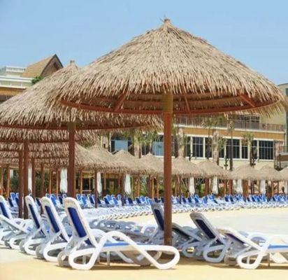 Feuerschutz-Synthetische tropische Strohdachfliesen für Hotels HDPE Tiki Huts
