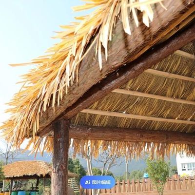 Multifunktionales Strohdach-Gazebo für das Dachpaket Größe 60,00cm * 55,00cm * 10,00cm