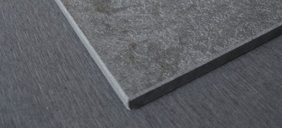 Asbestfreie feuerfeste Zementplatte mit Instantmaterialien in Grau und Hellgelb