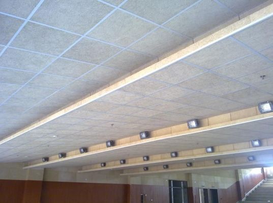 Ersetzen Sie den Kundendienst Schalldämpfung Holzwolle Rille Holz Akustikplatten
