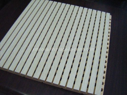 Wolle-Akustikplatten Art zur Schalldämmung 600*600 Größe Perforierte Holzplatten