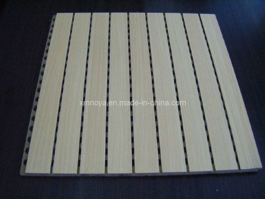 Feuerdichte Holzplatte der Klasse A1 für Wand- und Deckendekoration Akustikgeräuschabsorption