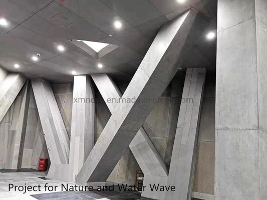 Wärmebeständiges Material Fiberzement Wanddekorationsbrett für Außendekoration