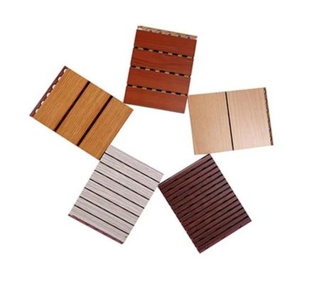 Umweltfreundliches E1-Streifen-Design Holzplatten-Akustikplatten Isolierung und Reflexion