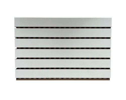 2 Zoll Dicke Holzlöcher und Streifenplatten Akustische Wandplatte für Baumaterialien