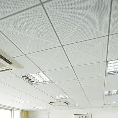 Flammschutzfähige Fiberglasdeckenfliesen für Schallschutz und Dekoration