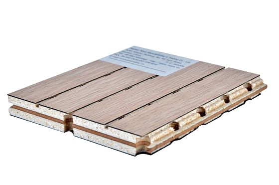 E1 Akustische Schallabsorption Holzwandplatte für Theater- und Turnhallendekoration