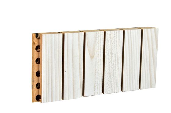 E1 Akustische Schallabsorption Holzwandplatte für Theater- und Turnhallendekoration