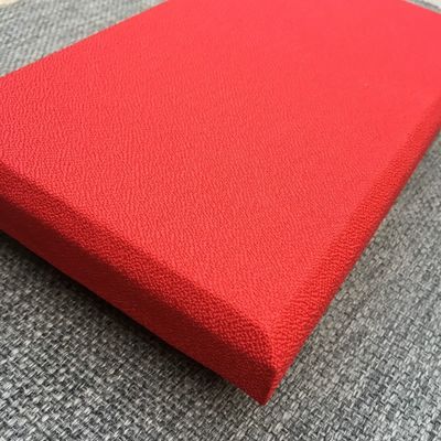 Besprechungsraum Dekoration Quadratische Kante Glasfaser Akustik Wandplatte B2 feuerdichte Klasse