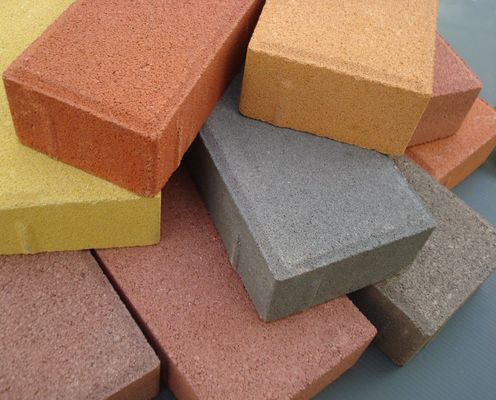 Geeignet für Parkplätze und Gemeinschaftswege Braun Wasserdurchlässig Ziegel-Block-Pflaster