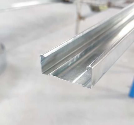 Gebäude Noya Galvanisierter Stahl 01 für die Decke Wand Spur Stang Kanal Breite 100 mm